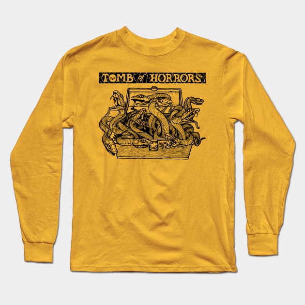 Tomb of Horrors: Snakes Long Sleeve T-Shirt by er3733